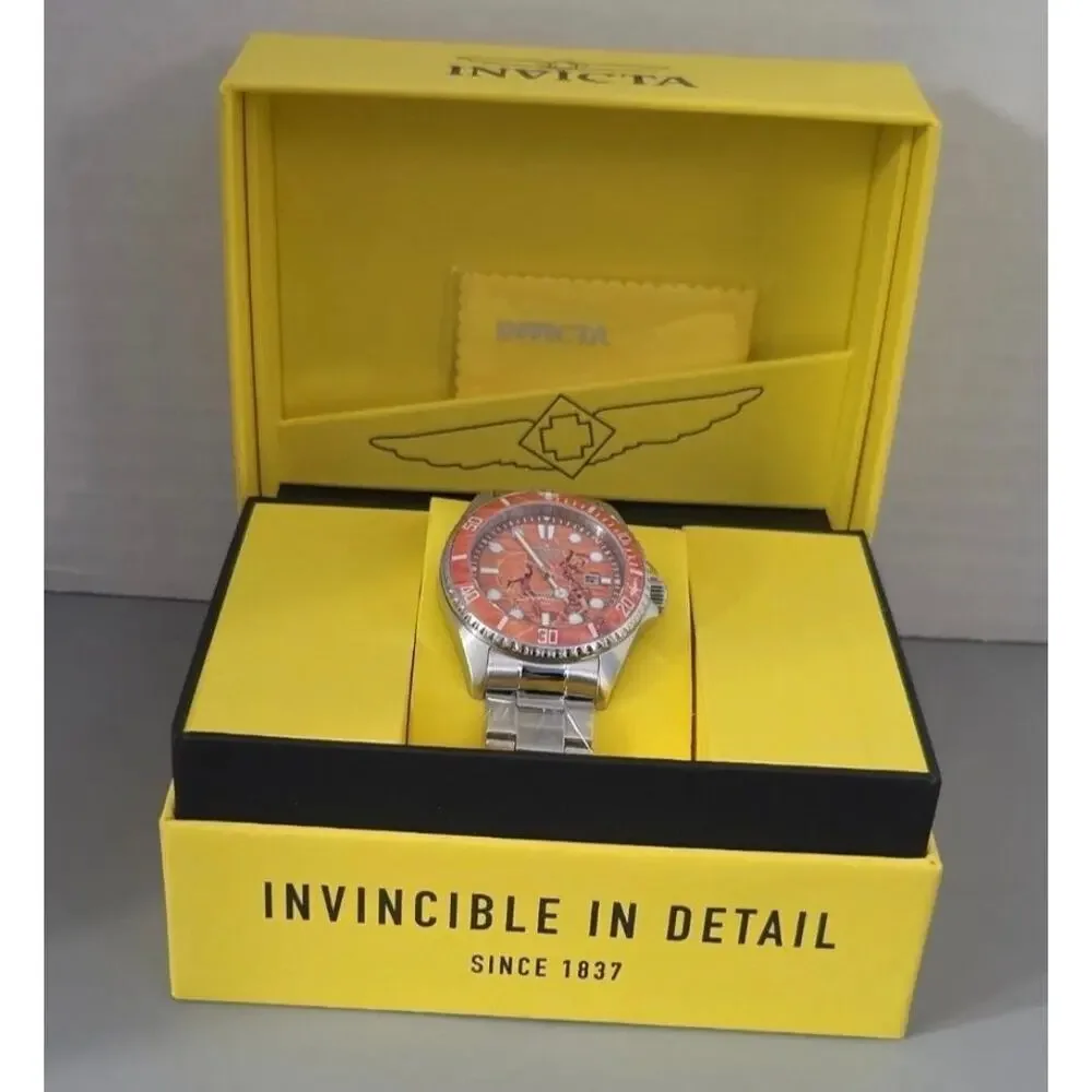 Invicta Pro Diver Visions From Above Mens Watch Basketball Series 43mm New